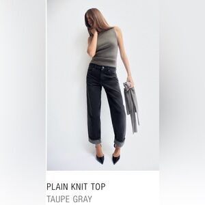 NWOT Zara sleeveless sweater tank